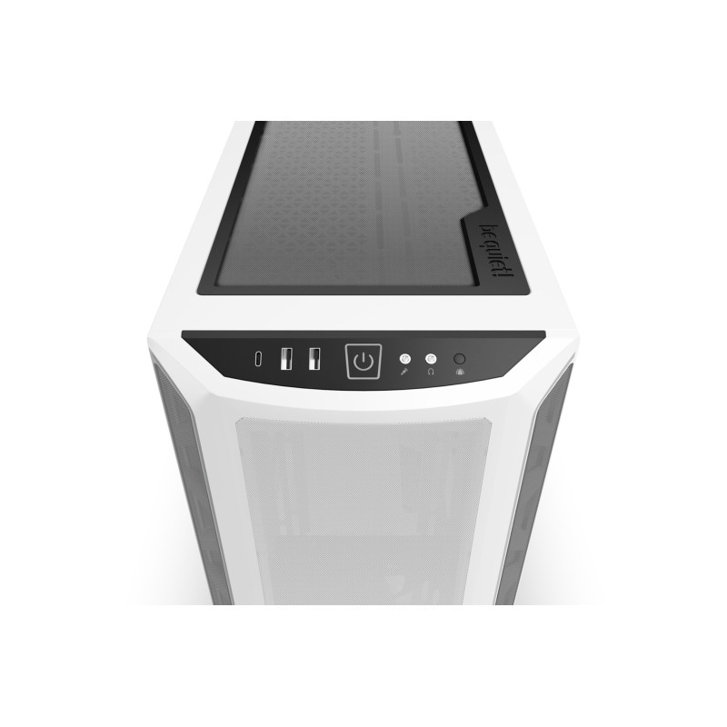 be quiet! Shadow Base 800 DX - Mid Tower - White, Tempered Glass, RGB Front, E-ATX/ATX Support