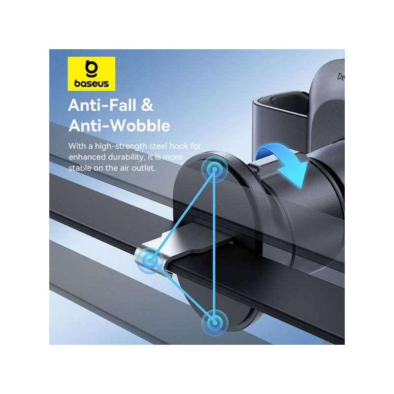 Baseus Car Holder - AirVent Gravity METAL AGE GO — Buy in Cyprus with Fast Delivery