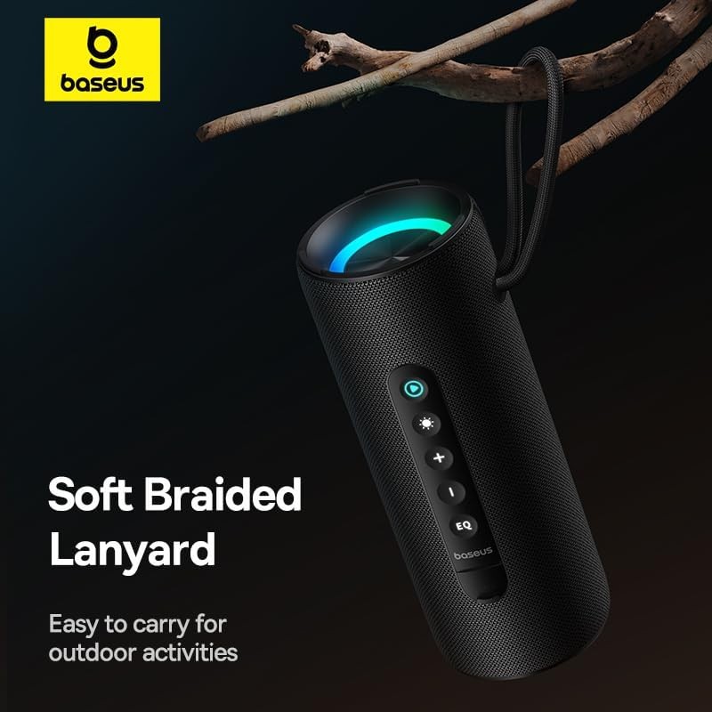 Baseus Speaker Wireless AeQur - VO20 - RGB IPX5 Black — Buy in Cyprus with Fast Delivery