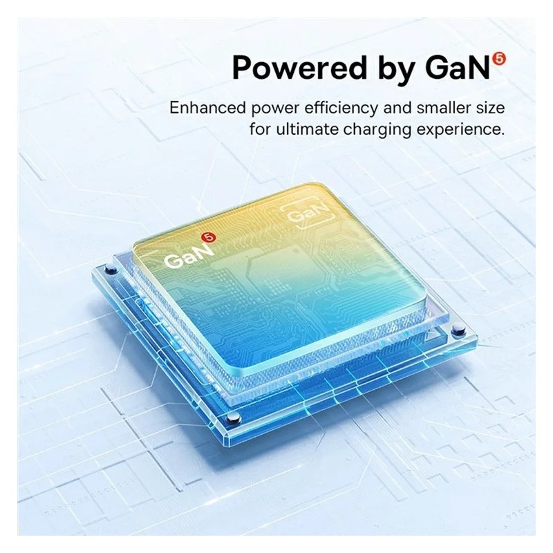 Baseus Charger Wall - 65W 2C+U PALM Series UK Black — Buy in Cyprus with Fast Delivery