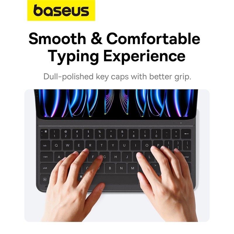 Baseus IT Bluetooth Keyboard with Magnetic Case iPad 12.9'' - Black — Buy in Cyprus with Fast Delivery