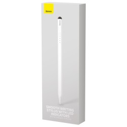 Baseus IT Stylus - Active Passive USB-C with LED Indicators White — Buy in Cyprus with Fast Delivery