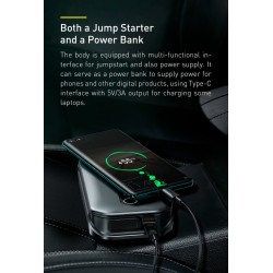 Baseus Car Jump Start Booster & Powerbank - V.2 - 12000mAh 1000A — Buy in Cyprus with Fast Delivery