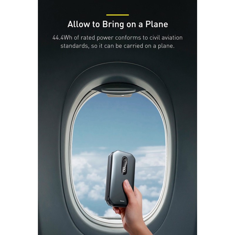 Baseus Car Jump Start Booster & Powerbank - V.2 - 12000mAh 1000A — Buy in Cyprus with Fast Delivery