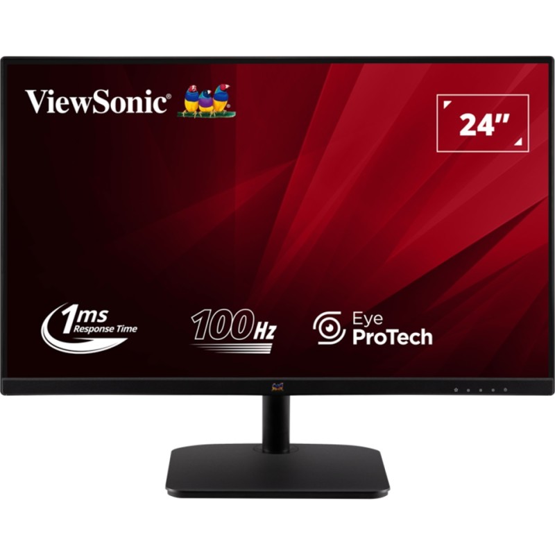 Viewsonic Monitor - VA2432-H-2 - 24'' Full-HD IPS 100Hz HDMI VGA — Buy in Cyprus with Fast Delivery