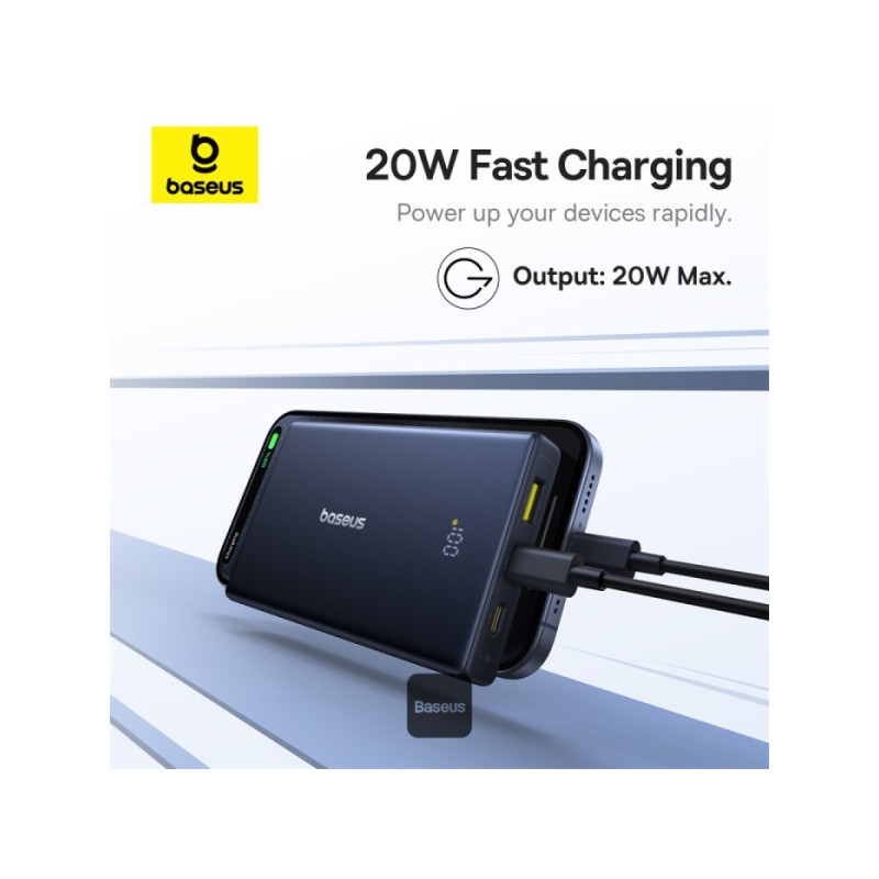 Baseus Powerbank - PicoGo - 20W 10000mAh + Display — Buy in Cyprus with Fast Delivery