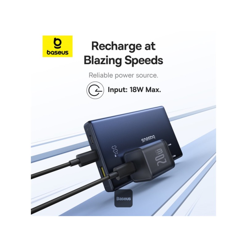 Baseus Powerbank - PicoGo - 20W 10000mAh + Display — Buy in Cyprus with Fast Delivery