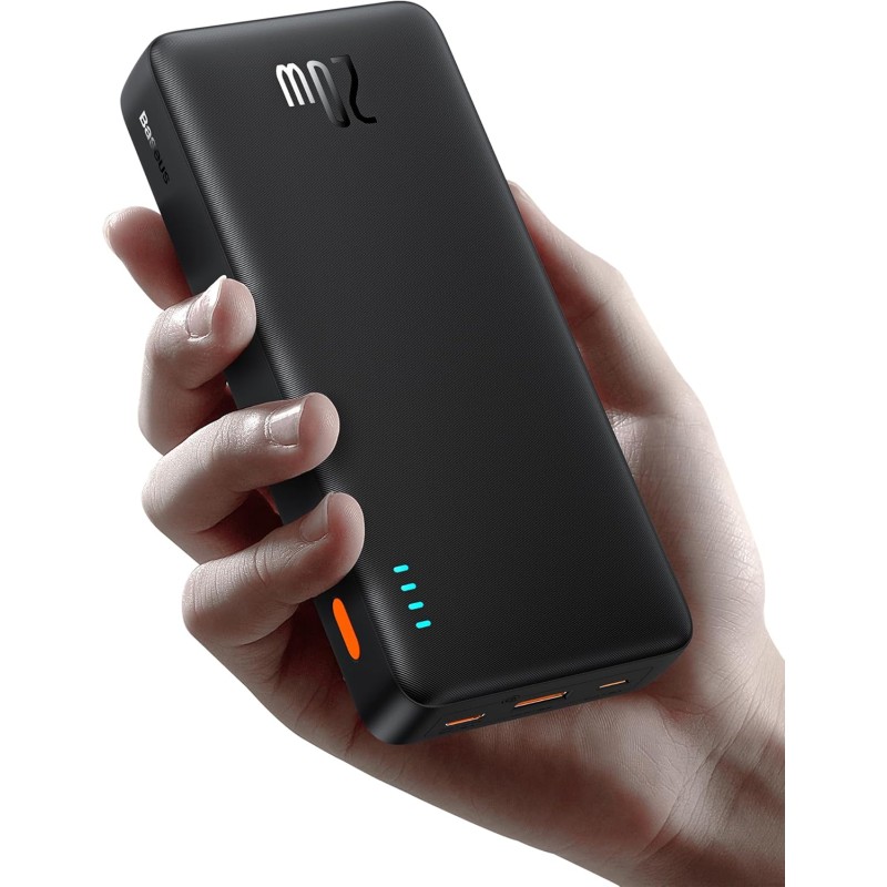 Baseus Powerbank - Airpow - 20W 20000mAh Black — Buy in Cyprus with Fast Delivery