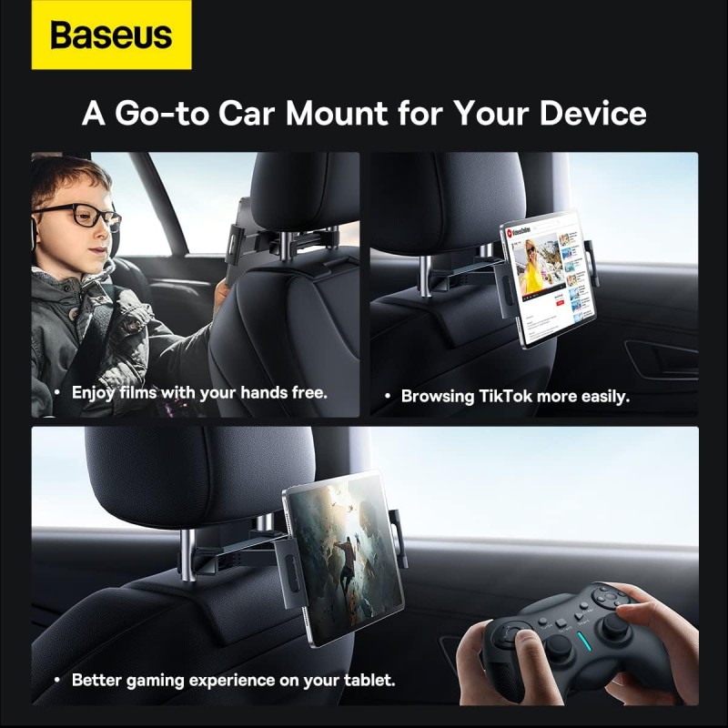 Baseus Car Holder Backseat Car Mount for Tablet - JOYRIDE PRO - Backseat Car Mount for Tablet