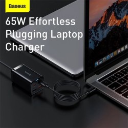 Baseus Charger Desktop - 65W 2C+2U EU+100W USB-C Cable Black — Buy in Cyprus with Fast Delivery