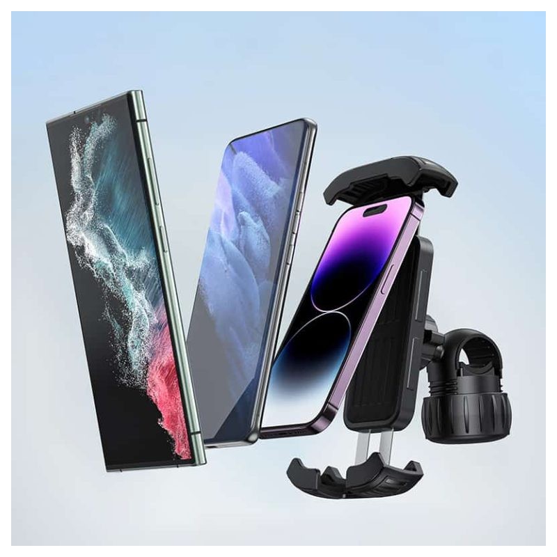 Baseus VA Motorcycle Bicycle Scooter Phone Holder - QUICKGO — Buy in Cyprus with Fast Delivery