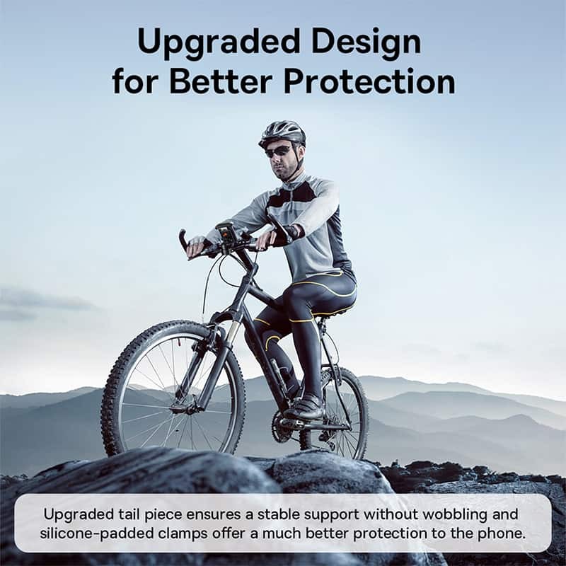 Baseus VA Motorcycle Bicycle Scooter Phone Holder - QUICKGO — Buy in Cyprus with Fast Delivery