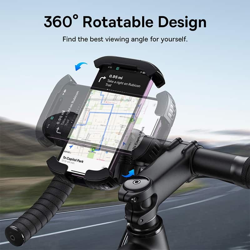 Baseus VA Motorcycle Bicycle Scooter Phone Holder - QUICKGO — Buy in Cyprus with Fast Delivery
