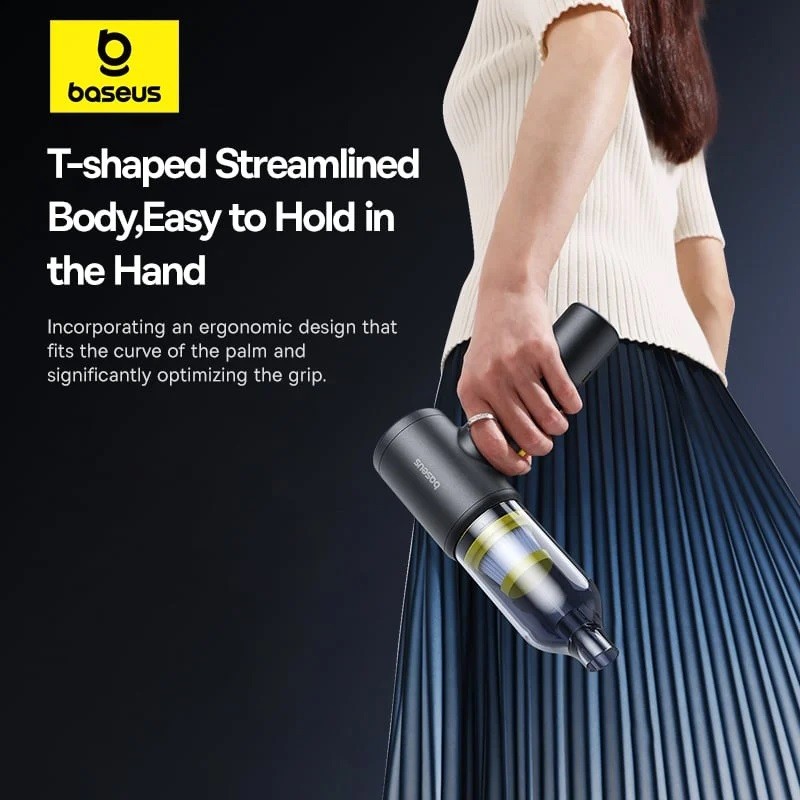 Baseus VA Vacuum Cleaner Car - 5000pa Black — Buy in Cyprus with Fast Delivery