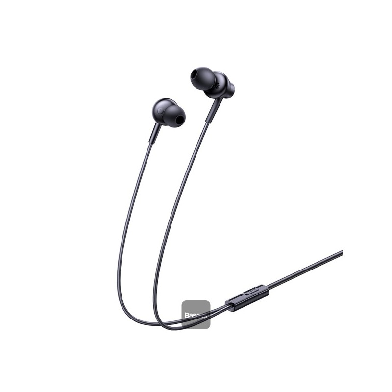 Baseus Earphones Encok - HZ11 - Wired 3.5mm Black — Buy in Cyprus with Fast Delivery