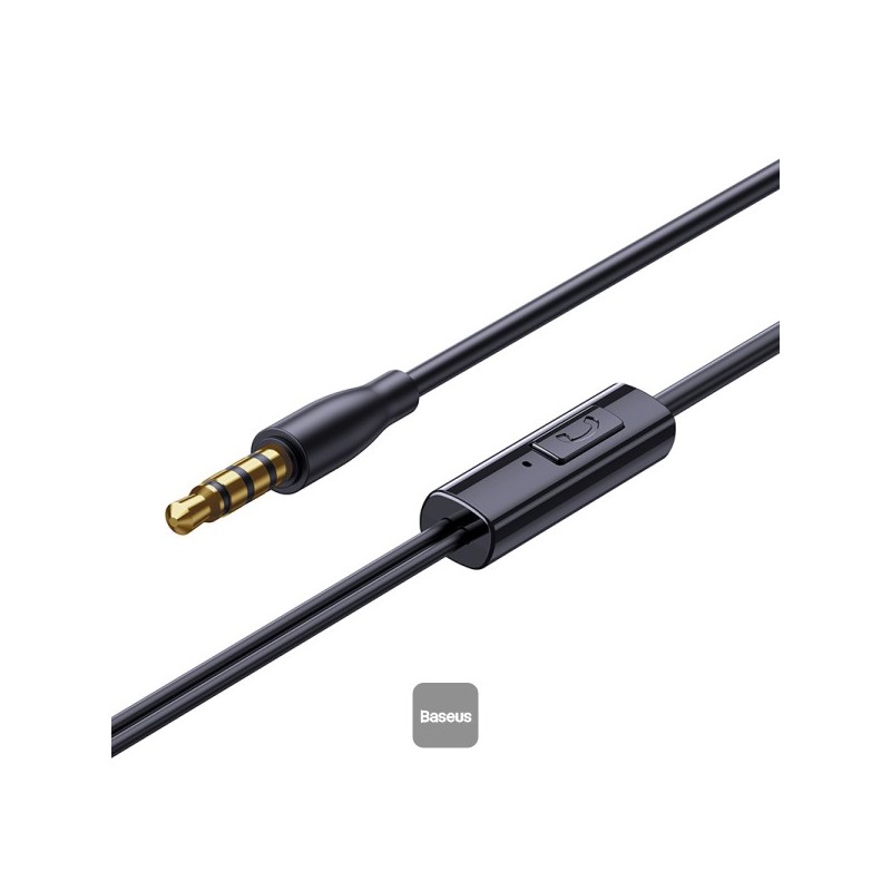 Baseus Earphones Encok - HZ11 - Wired 3.5mm Black — Buy in Cyprus with Fast Delivery