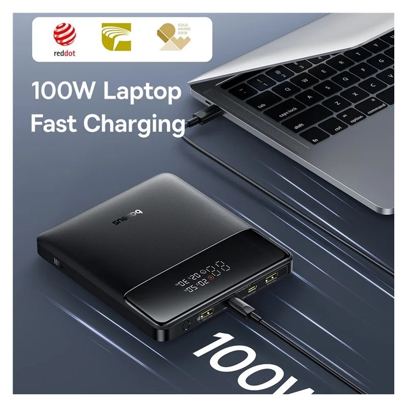 Baseus Powerbank 100W 20000mAh Display - BLADE H1 Lite - Black — Buy in Cyprus with Fast Delivery
