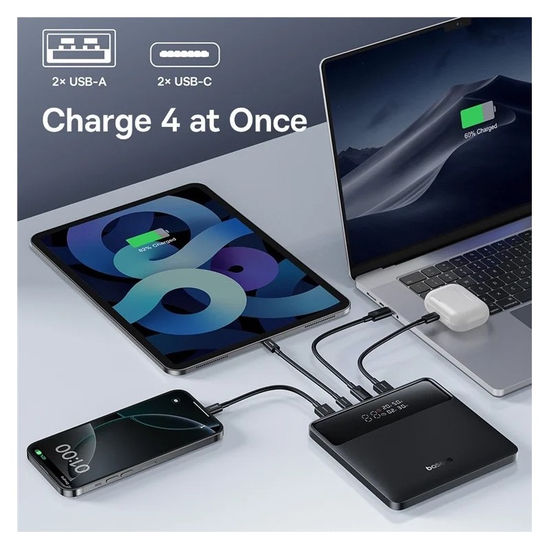 Baseus Powerbank 100W 20000mAh Display - BLADE H1 Lite - Black — Buy in Cyprus with Fast Delivery
