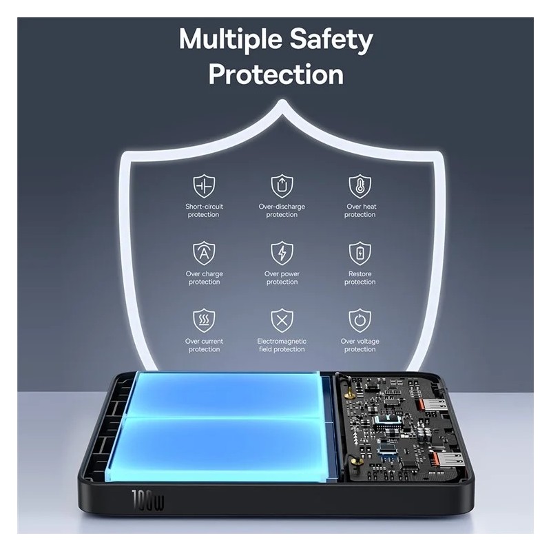 Baseus Powerbank 100W 20000mAh Display - BLADE H1 Lite - Black — Buy in Cyprus with Fast Delivery