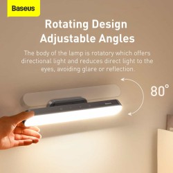 Baseus Magnetic Rechargeable LED Lamp - DGXC-02 - Grey — Buy in Cyprus with Fast Delivery