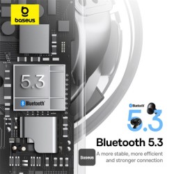 Baseus Headphones In Ear TWS Bowie Black - E20 - Baseus Headphones In Ear TWS Bowie Black — Buy in Cyprus with Fast Delivery