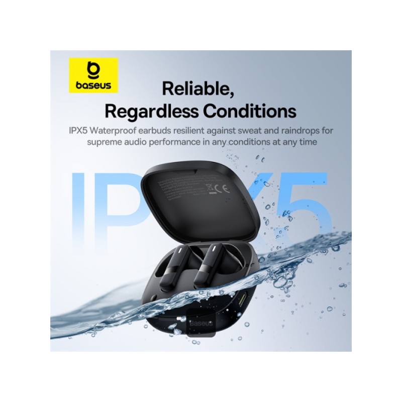 Baseus Headphones In Ear TWS Bowie Black - E20 - Baseus Headphones In Ear TWS Bowie Black — Buy in Cyprus with Fast Delivery