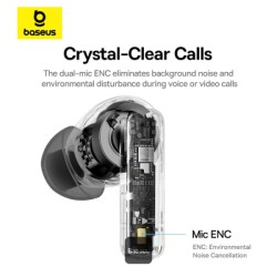Baseus Headphones In Ear TWS Bowie Black - E20 - Baseus Headphones In Ear TWS Bowie Black — Buy in Cyprus with Fast Delivery