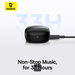 Baseus Headphones In Ear TWS Bowie Black - E20 - Baseus Headphones In Ear TWS Bowie Black — Buy in Cyprus with Fast Delivery