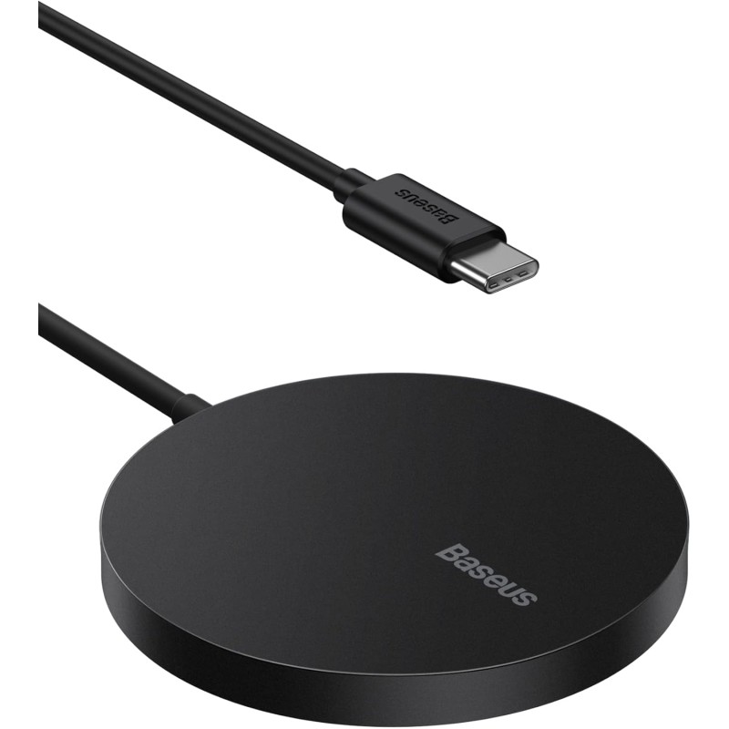 Baseus Charger Desktop Wireless 15W Magnetic Simple - Mini3 - Black — Buy in Cyprus with Fast Delivery