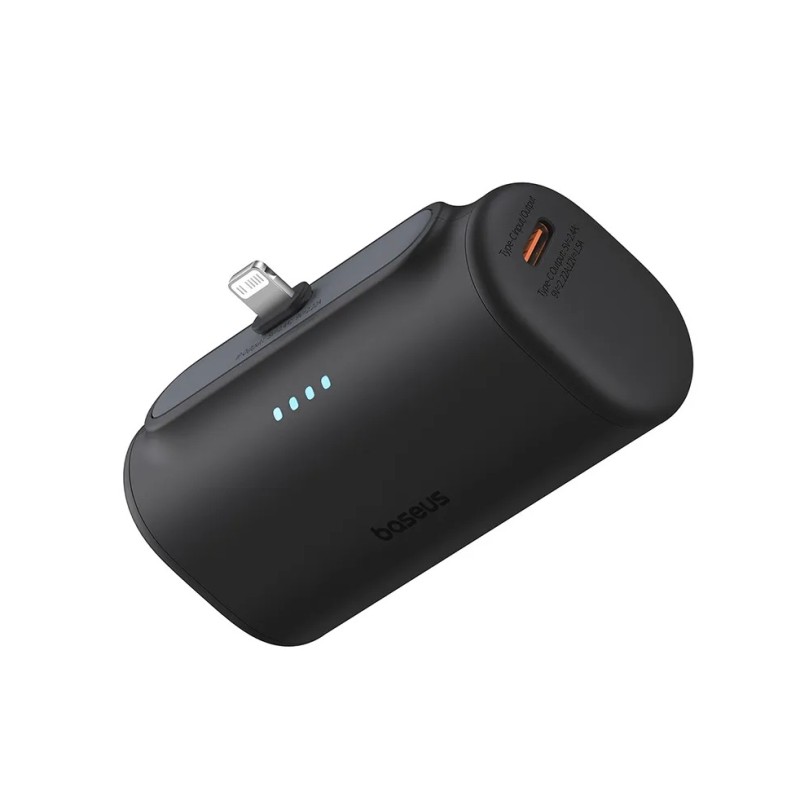 Baseus Powerbank - 20W 5000mAh Plug-In Lightning 20W Black — Buy in Cyprus with Fast Delivery