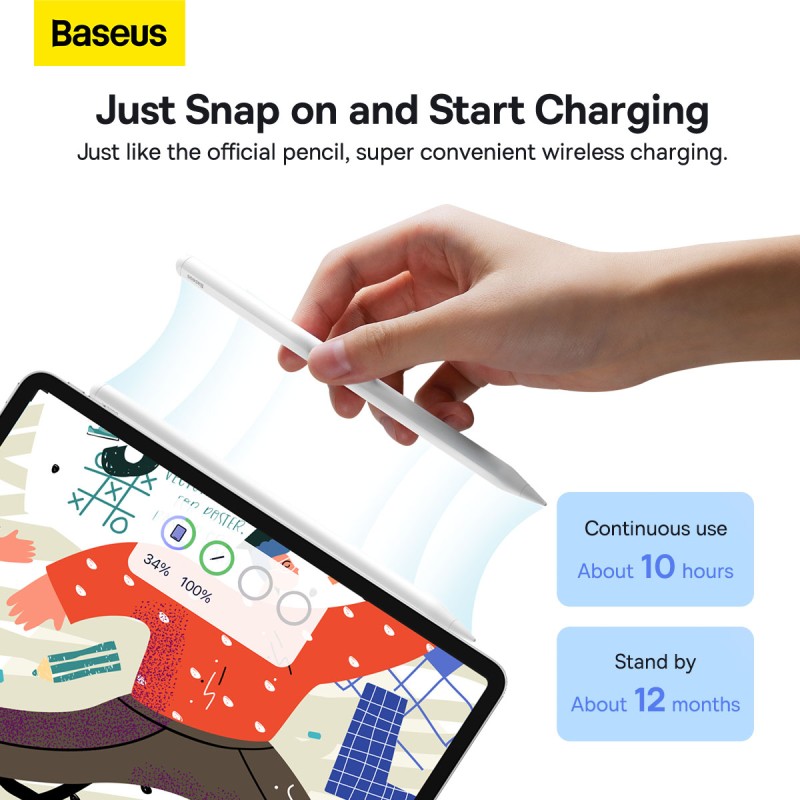 Baseus IT Stylus - Smooth Writing 2 - Stylus Wireless Wired Charging — Buy in Cyprus with Fast Delivery