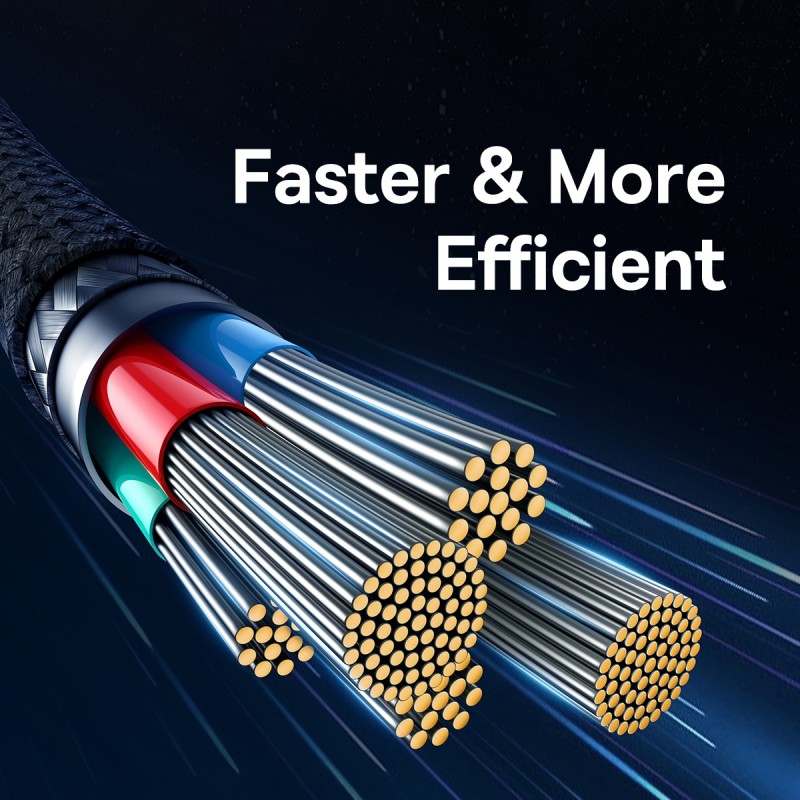 Baseus Cable USB-C to USB-C Unbreakable Braided - 100W - 1.0m - White — Buy in Cyprus with Fast Delivery