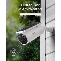 Baseus Security - S1 Pro - Outdoor Self Rotating Solar 3K 2-Cam Kit White — Buy in Cyprus with Fast Delivery