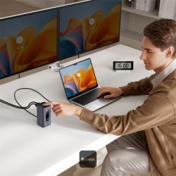 Baseus Spacemate Series 10-in-1 Docking Station Dual Display for MAC - 10-in-1, Dual Display, MAC