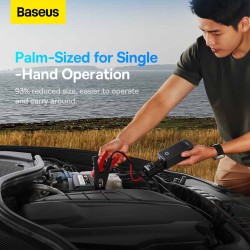 Baseus Car Jump Start Booster & Powerbank - ALPHA Black - 6000mAh - 600A — Buy in Cyprus with Fast Delivery