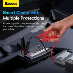Baseus Car Jump Start Booster & Powerbank - ALPHA Black - 6000mAh - 600A — Buy in Cyprus with Fast Delivery
