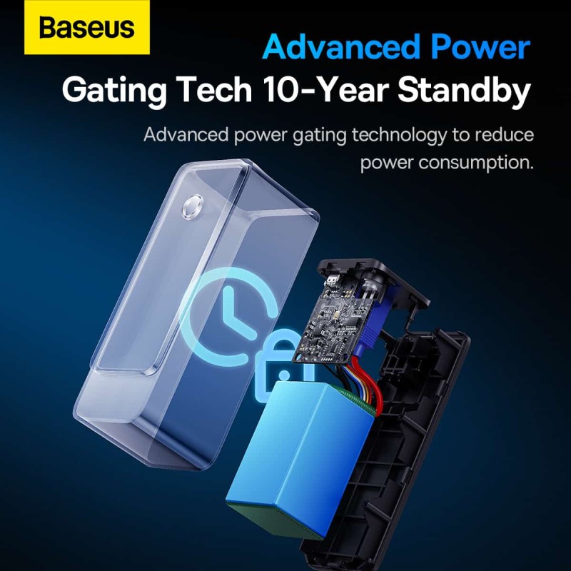 Baseus Car Jump Start Booster & Powerbank - ALPHA Black - 6000mAh - 600A — Buy in Cyprus with Fast Delivery