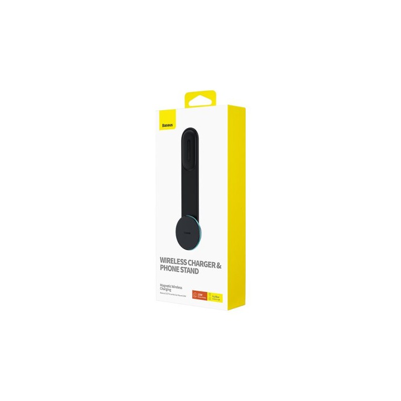 Baseus Wireless Dashboard Magnetic Car Charger - C02 Pro - Black — Buy in Cyprus with Fast Delivery