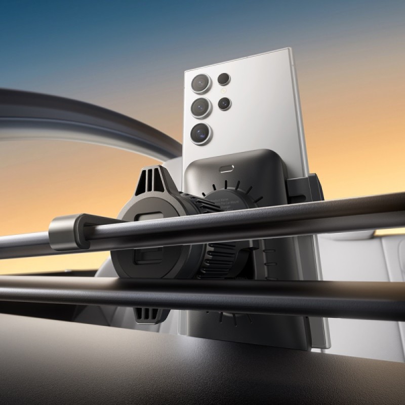 Baseus Car Charger - Wireless AirVent Wisdom Pro Auto Coil Alignment 15W Black — Buy in Cyprus with Fast Delivery