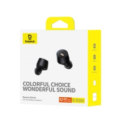 Baseus Headphones In Ear Beans TWS Bowie - E18 - Black — Buy in Cyprus with Fast Delivery
