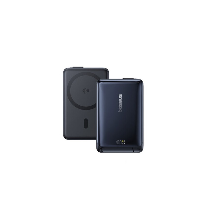 Baseus Powerbank - Wireless 45W 10000mAh NOMOS Qi2-Stand Black — Buy in Cyprus with Fast Delivery