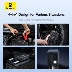 Baseus Car Jump Start Booster & Powerbank + Inflator - 6000mAh 600A SUPER ENERGY — Buy in Cyprus with Fast Delivery