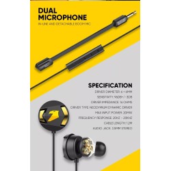 Armaggeddon Earphones - Wasp 7 Pro - 3D Gaming Earphones, Triple Neodymium Driver — Buy in Cyprus with Fast Delivery
