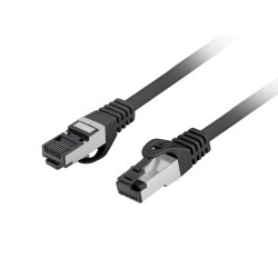 Lanberg Patch Cable - CAT8.1 S FTP CU LSZH 1.0m Black — Buy in Cyprus with Fast Delivery