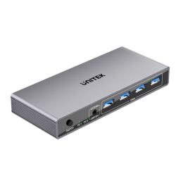 Unitek KVM DisplayPort Switch 2-1 8K60Hz with 4-Port USB 3.0 - V1310A - KVM DisplayPort Switch 2-1 8K60Hz with 4-Port USB 3.0