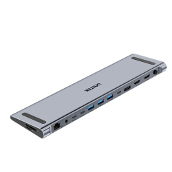 Unitek USB-C Docking Station & 2-Port KVM 10Gbps Triple Display - D1106A - Connect 2 PCs to 3 Monitors