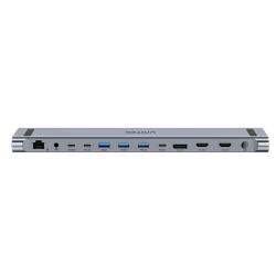 Unitek USB-C Docking Station & 2-Port KVM 10Gbps Triple Display - D1106A - Connect 2 PCs to 3 Monitors