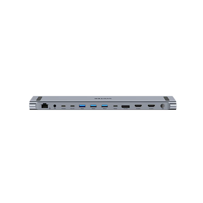 Unitek USB-C Docking Station & 2-Port KVM 10Gbps Triple Display - D1106A - Connect 2 PCs to 3 Monitors