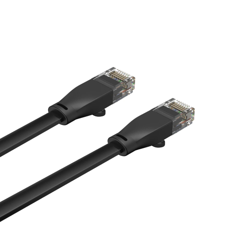 Unitek Flat Patch Cable CAT6 Black 5.0m - C1812GBK - Flat Patch Cable CAT6 Black 5.0m — Buy in Cyprus with Fast Delivery