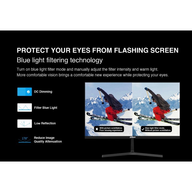 Dahua Monitor - LM24-Β200S - 24'' VA Full HD Monitor — Buy in Cyprus with Fast Delivery